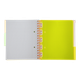 Блокнот BUROMAX B5 на спір. пласт. обкл. з розділ. та перф. 120арк. NEON помаранчевий /BM.24359911-11/ - изображение 10