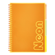 Книга канц. на спір. А4 120арк. # офс. BUROMAX NEON, пласт.обкл. з розділ. та перфорацією, помаранчева /BM.24349911-11/ - изображение 7