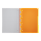 Книга канц. на спір. А4 120арк. # офс. BUROMAX NEON, пласт.обкл. з розділ. та перфорацією, помаранчева /BM.24349911-11/ - изображение 8