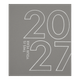 Щоденник датований 2027 BUROMAX А5 FLOW 21200-09 сірий /BM.21200-09/ - зображення 4