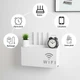 Вай Фай Поличка Тримач 24,5х14х6 см, Підставка для роутера WIFI пластикова COLNSE настінна, Біла - зображення 4