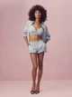 Бюстгальтер без косточек хлопковый Victoria's Secret 23551372 L Голубой (1162056621) - изображение 3