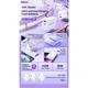 Мережевий зарядний пристрій REMAX Kiddy Series 33W A+C Fast Charger RP-U122 EU-White - зображення 3