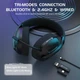 Беспроводные игровые наушники ATTACK SHARK L80 (Bluetooth 5.3, 2.4G, черные) - изображение 2