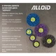 Круг зачистной Alloid "коралл", с держателем для дрели, 50мм, фиолетовый (SD-50222) - изображение 9