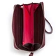 Женский кожаный кошелек на молнии SERGIO TORRETTI LR W38 dark-red - изображение 4