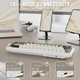 Клавиатура беспроводная ATTACK SHARK X66 Strawberry RGB USB/Bluetooth/Wireless Cheese White (X66CW_AS) - изображение 4