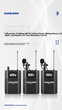 Беспроводной мини-микрофон Mailada WM8 Upgraded Mini Bee, крепление на камеру, микрофон для аудиозаписи, запись интервью на цифровую зеркальную камеру, микрофон для прямой трансляции на мобильный телефон, работает от батареек. - изображение 8