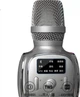 Микрофон-колонка Soaiy MC29pro караоке со звуковой картой и Bluetooth, серебристый - изображение 3