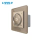 Bluetooth колонка LIVOLO золотое 2.5D стекло - изображение 1