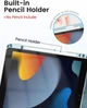 Чехол-клавиатура OYEEICE для iPad 10.2 (9-го 8-го 7-го поколений) iPad Air 3 iPad Pro 10.5 Зеленый с подсветкой клавиш QWERTY отделяемой Bluetooth клавиатурой и слотом для стилуса - изображение 7