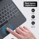 Чехол-клавиатура Seagtigau QWERTY с трекпадом и подсветкой для iPad Air 11" (M4/M3/M2) iPad Pro 11" (1-4 пок ) iPad Air 10.9" (4-5 пок ) черный магнитный - изображение 3
