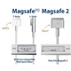Зарядное устройство A1424 85W MagSafe 2 (T-образный) для MacBook Pro Retina 13 и 15 дюймов модели A1398 A1395 белый с британским адаптером (UK 3 pin) - изображение 3