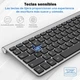 Набір клавіатури та миші PINKCAT темно-сірий QWERTY бездротовий 2.4G (USB-ресивер) Plug and Play (підключення без драйверів) - зображення 3