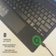 Клавиатура-чехол Seagtigau темно-серый Bluetooth QWERTZ (немецкая) для Microsoft Surface Pro 7+ 7 6 5 4 3 (12.3") - изображение 4