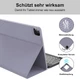 Чехол-клавиатура Occtingkind для iPad Pro 12.9" (2018-2022) Лавандовый С тачпадом раскладка QWERTZ (немецкая) - изображение 4