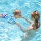 Детские плавательные нарукавники Swimbobo, нарукавники для плавания для детей, плавательные кольца для младенцев, детское плавательное снаряжение, плавательные кольца 1201 синего цвета - изображение 7