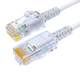 Патч-корд Biaze WX21 Cat 6a 10 Гбіт/с 10 м Білий - зображення 4