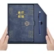Подарунковий набір блокнотов Faramon Back-To Gift Box, високоякісний блокнот формату A5, подарунковий сувенір для однокласників, вчителів, подарунок на День вчителя, налаштовуваний, синьо-сіра/подарункова коробка - зображення 1