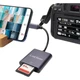 Картридер LinkStone Type-C Apple 16/Apple 17 USB-C Багатофункціональний SD OTG-картридер для відеореєстраторів, дзеркальних камер, мобільних телефонів та карт пам'яті фотоапаратів - зображення 2
