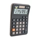 Калькулятор Casio MX-12B для начальной школы (для учеников 4-го класса), компактный, без голосового управления, симпатичный, работает от солнечной энергии и батареек, черный. - изображение 7