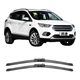 Стеклоочистители Paisu для Ford Kuga 2013-2026, оригинальные бесшовные щетки, резиновые полоски, бесшумные, 16 17 18 19 28+28 - изображение 3