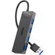 USB-концентратор UNITEK USB 3.0, 4-портовая док-станция расширения с портом питания Type-C, для ноутбуков и настольных компьютеров, адаптер One-To для клавиатуры, мыши, USB-накопителя, длина кабеля 0,3 метра. - изображение 3