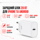 Зарядний пристрій Remax Jane Series GaN 20W PD RP-U70 EU для RPP-107, RPP-65, RPP-509 - зображення 1