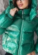Зимова куртка Mila Nova К-395 44 зелений - изображение 3