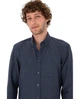 Рубашка мужская приталенная U.S. Polo Assn. 2348254DBLUE XL темно-синяя (8683859553143) - изображение 2