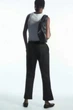 Штани жіночі COS high-waisted pintucked trousers 1211150001 XS Чорний - изображение 3