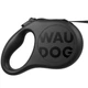 Автоматический поводок-рулетка для собак WAUDOG R-leash Monochrome для мелких пород до 12 кг, XS, светоотражающая лента, 3 м, черный (18611) - изображение 2