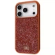 Чехол совместим с любым защитным стеклом Bling World Rock Diamond (TPU) c блестящими кристаллами iPhone 17 Pro Max Orange - изображение 1