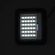 Прожектор с алюминиевым корпусом на солнечной панели 100 Вт 150 LED защита IP65 автономное уличное освещение двора крыльца и въезда с пультом индикацией заряда и таймером Чёрный - изображение 2
