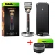 Станок с подогревом Gillette Labs Heated Razor с дорожным зарядным футляром + Подарок Увлажняющий крем Gillette Labs - изображение 1