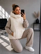 Жіноча жилетка з капюшоном, молочний, 42-46 (XS-S) (арт.7086YK) - зображення 4