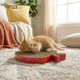 Happet Картонная когтеточка "TIMON"+Кошачья мята, 24x21x2,5см (DK07) - изображение 3