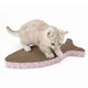 Happet Картонная когтеточка "BANZAI"+Кошачья мята, 24x21x2,5см (DK08) - изображение 1