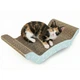 Happet Картонная когтеточка "ZAZU"+Кошачья мята, 43x10x22см (DK05) - изображение 3