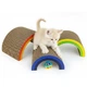 Happet Картонная когтеточка "SARABI"+Кошачья мята, 33x21,5x16см (DK09) - изображение 1