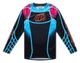 Мото джерсі TLD GP PRO JERSEY; FRAMEWORK [BLACK / CYAN] XL (OBOD_377115005) - изображение 1