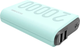 Powerbank RealPower PB-20000PD 20000 mAh Lithium Green (4040895007568) - obraz 1