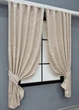 Комплект коротких штор VR-Textil Лен мрамор Pavliani VO № 1767ш бежевый 130х170 см 2 шт (35-0463) - изображение 2