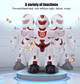 Интерактивный робот Robot-Q9 606-3 на радиоуправлении 2,4 ГГц со световыми эффектами и программированием Танцующая музыкальная игрушка с пультом для детей от 6 лет - изображение 10