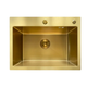 Мийка з нерж. сталі MIXXUS MH5843 MICRO DECOR BRUSHED GOLD (3.0/0.8) (колір матове золото) (MI8218) - изображение 1