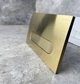 Панель змиву KOER KT-0608-12 240x160x10mm пластикова, кнопка закруглена (колір матове золото) (KR6126) - зображення 10