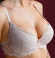 Мереживний бюстгальтер push-up 617 Lora Iris пудра 70D - зображення 3