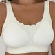 Безшовний топ-бюстгальтер 8095 Lora Iris молочний 4XL - зображення 3