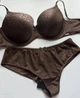 Комплект білизни: бюстгальтер push-up та бразиліани 9481 Balaloum шоколад 85C/XL - зображення 3