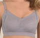 Ажурный бюстгальтер-топ 8027 Lora Iris серый XL - изображение 4